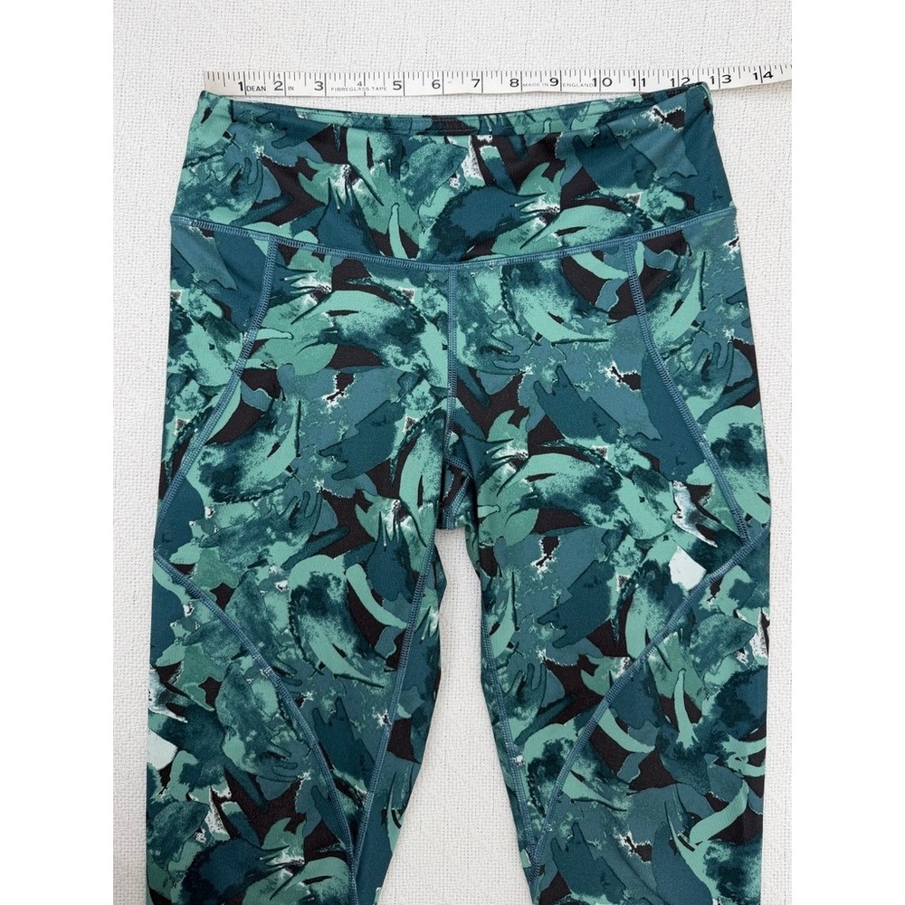 Patagonia Womens Teal Abstract Print Sports Bra and Cropped Leggings Set Small - Picture 12 of 14